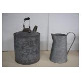 Galvanized Steel Kerosene,Oil Can& Watering Jug
