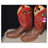 Justin Leather Upper/Ostrick Vamp P3208  Sz 114D