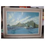 Nicely Framed,Signed Paint On Board 41x 33'