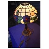 Tiffany Style Stained Glass Floral Table Lamp