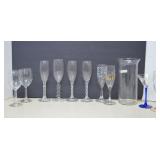 Lot Clear Glass Champagne Flutes & Glasses