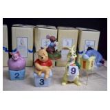 MIB Disney 'Pooh & Friends,Porcelain Collectables