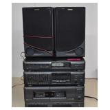 MCS Home Stereo System W/ Speakers Turns On