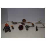 Lot Drill Bits & Hand Brace Crank Drill Tools
