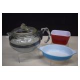 3 Pieces Pyrex - Teapot Kettle 8126B, Casseroles