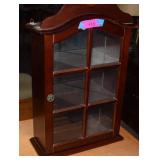 Cherrywood Color Display Case 13.2 x 24.50 x 6