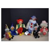 Assorted Clowns, Some Are Vintage