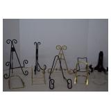 Lot Of MISC Picture Easles, Metal & Plastic