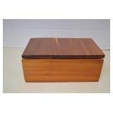 Small Wooden Box Full MISC Costume Jewlery