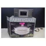 Farberware Electric Skillet. NIB & VHS Rewinder