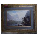 Large Nicely Framed Scenic Print 48x40'