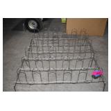 2 Metal Shoe Racks