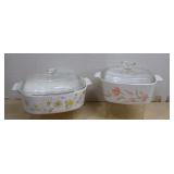 Vintage Corning Ware,'Peach Floral' & Retired '