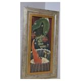 Framed Christmas Wall Art Decor