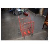 Red Rolling Storage Cart