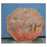 Large Steel Metal Stop Sign