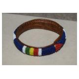 Handmade Native American Beadwork Bracelet