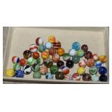 Vtg Marbles - Nicely Swirled on Some
