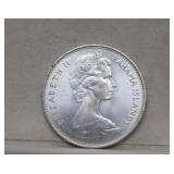 1969 Bahamas Silver Dollar
