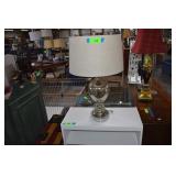 Mercury Glass Table Lamp With Shade