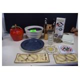 Cookie Jar, Knives, Cups & More