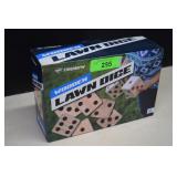 Wooden Outdoor Lawn Dice. NIB