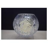 Medium Cut Crystal ' Star Of David' Rose Bowl