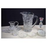Beautiful Collection Of Cut Crystal,Hobstar &