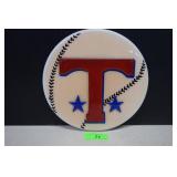 Texas Rangers Baseball Resin Wall Art
