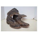 Corral Brown Leather Boots Size 11D
