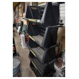 5-Tier Collapsible Plastic Shelf
