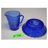 Shirley Temple Pitcher & Bowl