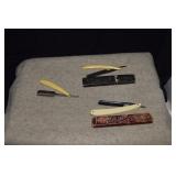 (3) Straight Razors - Two Have Boxes - See List**