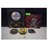 Pirateology Books & Pirate Card Game in Tin
