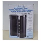 Cascade 2 Pack Personal Fans New In Box
