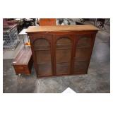 Wooden Wall Mounted Display Cabinet