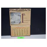 Vintage 1965 1st National Bank Midland Calendar