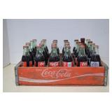 Lot Vintage Coca Cola Wood Crate & Coca Cola -