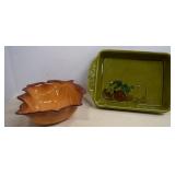 Lasagna Pan & Better Homes,Leaf Serving Bowl