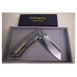 Nice Eafengrow,Folding Lock Blade Knife With Box
