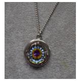 Sarah Coventry Necklace w/ Rainbow Color Stone