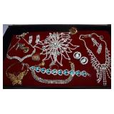 Lovely Collection Of Rhinestone Jewelry
