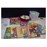 Kid's Books, Coloring Books, Buttons & Shells