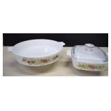 Two 'Spice Of Life' Corning Ware Casserole Dishes
