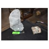 Large Natural Crystal & Mineral Specimen 2 Pieces