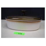 Vintage Corning Ware French Bisque Brown/White