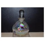 Silvestri, Mouth Blown Art Glass Perfume Bottle
