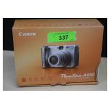 Power Shot A610 Digital Camera Tested Works