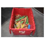 Tote Of Old Lincoln Logs