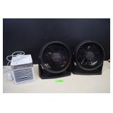 Two Honeywell Fans & Arctic Cooler